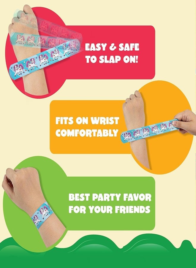 Flipster 10pcs Birthday Theme Slap Bracelets, Kids Party Favors, Return Gifts - Image 4